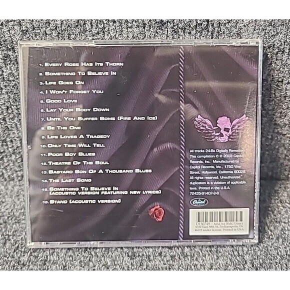 Vintage Poison – Best Of Ballads & Blues CD (2003) Capitol Records - Picture 2 of 5